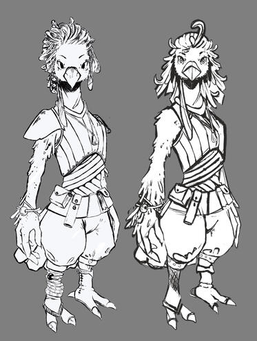 Player Comission - Lineart Character, fullbody, custom.